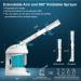 DENFANY Nano Ionic Face Steamer - Extendable 360 Rotating Arm | Skin Hydration and Pore Cleansing - Buy Online on GoSupps.com