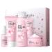 Skin Care Set for Women Girls Cherry Blossoms Beauty Gift Sets Skin Care Kit with Cleanser Face Serum Face Cream Toner Eye Cream Skin Care Routine Kit