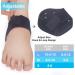 PORON Heel Cups for Heel Pain & Plantar Fasciitis - Made in USA, Heel Sleeves for Spurs, Sports Injuries & Tendinitis - Heel Cushion Pads for Men & Women (Size W 5-6, Black) - Buy Online on GoSupps.com