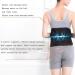 Dorbi Lumber Brace Belt - Electric Heating & Vibration Massage for Sciatica Pain Relief | Lumbar Support for Men & Women - 110 cm - Buy Online on GoSupps.com