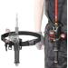 MEEYO Fishing Waist Belt Rod Holder | Adjustable Black Belt with Magnetic Buckle and Lanyard - Buy Online on GoSupps.com