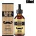 Beard Oil for Men 60 ml Naturally Scented Beard Care Conditioner Styling Moisturizing Nourishing for Daily Care Home Travel Party Special Events - Buy Online on GoSupps.com