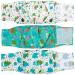 Micoooyo washable belly bands for male |Reusable dog diapers |Suction -able dog wrap with adjustable closure - Xsmall (3 -pack elephants snails and birds) elephants & snails & birds newborn 17.8-22.8cm (waist)
