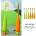 Beaupretty 6pcs Cartoon Carrot Toothbrush Set for Babies - Soft Bristle Training Brushes for Oral Care & Travel - Buy Online on GoSupps.com