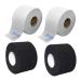 4rouleaux Papier Pour Cou Bande Jetable Pour Coiffure Make-up Front Accessoires De Salon De Coiffure Blanc Et Noir 10x10cm Blanc