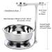 PerPro Deluxe Stainless Shave Razor Stand + Shaving Soap Bowl Set - Compatible with Gillette Fusion and Mach 3 Razors - Buy Online on GoSupps.com