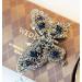 AKOAK Blue Crystal Butterfly Hairpin - Fashion Headwear Barrette Clip - Buy Online on GoSupps.com