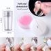 French Nail Stamp Template Kit with 1 Stamper & 2 Clear Jelly Silicone Plates - Easy DIY Nail Art Designs - Pink - Buy Online on GoSupps.com