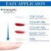 DR.MODE No Wipe Top Coat Gel Nail Polish - 0.5 Oz - High Gloss Shine - Long Lasting - UVLED Light Required - DIY & Salon - Buy Online on GoSupps.com