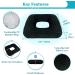 Donut Pillows Bed Sore Cushions Butt Pillow for Sitting After Surgery Hemorrhoid Pillow Postpartum Pregnancy Pressure Ulcer Cushion Tailbone Medical Post Surgery Chair Seat Pads Black - Buy Online on GoSupps.com