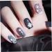 Nail Art Stamping Kit Flowers Nail Template Plates Manicure Stamper with Scraper Style1 - Buy Online on GoSupps.com