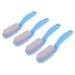 FRCOLOR 4PCS Pedicure Peaperable Feet Kallus remover double -sided hard skin remover footwear pedicure Tools for cracked dead skin remover random color