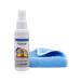 Blum Manufaktur - 100ml glasses cleaner + microfiber cloth 30 x 30 cm - glasses spray glasses cleaning - high quality cleaning spray for quick and thorough cleaning.100 ml