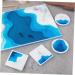 NUOBESTY Tray DIY Mold 1pc Casting Decorative Molds Tray Drop-shaped Manual Mold DIY Epoxy Chic Irregular Silicone White 37.5X24.6X1.3CM - Buy Online on GoSupps.com