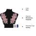 3D Lace Applique Sew Flower Bead Patches - Pink Wedding Dress Trim - Buy Online on GoSupps.com