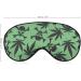 Weed with Skulls Sleep Mask - Adjustable Eye Cover for Sleeping, Blocking Light. Perfect for Night Travel and Napping - Men and Women - Buy Online on GoSupps.com