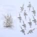 3D Metal Gun Nail Charms Set - Retro Silver Weapon Design - DIY Nail Art Accessories - Buy Online on GoSupps.com
