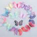 Glitter Butterfly Hair Clips - 12 Pack 3D Sparkle Hair Accessories for Girls & Women | International Shipping Available - Buy Online on GoSupps.com