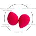 BWOW Makeup Sponge Beauty Blender Set: 2-Piece Premium Makeup Applicators in Wild Red - Latex-Free Hypoallergenic for Flawless Cream & Powder Application Super Soft High-Density Versatile Use - Buy Online on GoSupps.com