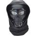 Tactical Skull Full Mask Stretch Fabric Mask Hood Headdress, Dual-Mode Wearing Design, Adjustable Shoulder Strap, 19cm*18cm