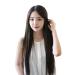 Buy CLOCOLOR 66cm Black Straight Long Hair Wig - Heat Resistant Synthetic Wig for Cosplay Parties & Everyday Use - Buy Online on GoSupps.com