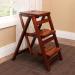 Brand Folding Ladder Stool Stairs 3-Step Solid Wood Stool Shoe Rack Household Save Space 2 Colors J0T0D1 (Color : A) - Buy Online on GoSupps.com