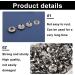 50 Sets 10mm Silver Metal Snap Fasteners Kit with Installation Tools - Perfect for Sewing, Clothing, Bracelets, Jackets, Bags, Belts & DIY Crafts - Buy Online on GoSupps.com