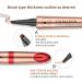 Vibely 3-Piece Eyelash, Mascara, Eyebrow Pencil & Eyeliner Set - Waterproof, Volumizing, No Clumping - Buy Online on GoSupps.com