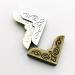 150PCS Metal Book Corner Protectors - Gold, Silver, Bronze - Scrapbook Album Menu Folder - Buy Online on GoSupps.com