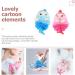 FRCOLOR 6 Pcs Cute Animal Bath Loofahs - Mermaid & Princess Shower Poufs Soft Mesh Sponges for Baby & Kids - Buy Online on GoSupps.com