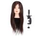 Puppet Head Hair Practice Doll - 20 Human Hair Training Head for Hairdressers | Ideal for Hair Cutting & Styling - Buy Online on GoSupps.com