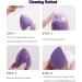 3 Makeup Sponges &1Mushroom Head Powder Puff Latex Free Flawless Soft Setting Face Puffs High-Density Makeup Sponge for Liquid Foundation Powder Sunscreen and Cream(Purple) - Buy Online on GoSupps.com