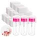 Jucoan 2100 PCS Nail Polish Remover Cotton Pads  Lint Free Nail Wipes  Disposable Nail Cotton Pads with 3 PCS 3.5oz Pump Dispenser Bottles for Acrylic Nail Remover