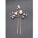 Gracewedding Bridal Rose Gold Crystal Hair pins Women Headpiece Wedding Hair Accessories-Bridal Hair Accessories Vintage Wedding Hair Jewelry for Party and Evening - Buy Online on GoSupps.com