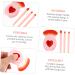 Angoily 6 Boxes Makeup Brush Set Synthetic Foundation Makeup Brush Mini Containers Cosmetic Accessories Blush for Cheeks Portable Makeup Brush Eye Shadow Brush Pu Powder Brush Woman - Buy Online on GoSupps.com