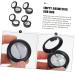 FOMIYES 30 Pcs Eye Shadow Box Eyeshadow Empty Cosmetics Case Plastic Highlighter Case Shell Pack Travel mediumx5pcs Blackx5pcs - Buy Online on GoSupps.com