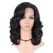 Lady Miranda 16 Loose Wave Lace Part Wig - Black Synthetic Heat Resistant Full Wig for Women - Buy Online on GoSupps.com