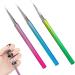 Vbnuyhim Nail Liner Brush Drawing Pens Striping Brushes 7/9/11mm Thin Nail Brush Detail Drawing Brush Gel Nail Polish Brush for Home - Buy Online on GoSupps.com