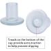 ZPYOU High Heel Protectors 13 Pairs - Transparent Stoppers for Grass, Uneven Floors, and Bricks - Women's Wedding Shoe Covers - Sizes S, M, L - Buy Online on GoSupps.com