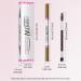 XIAOXIAOYU 2in1 Eyebrow Pen with Eyeliner Pencil Double Ended Eyebrow Pencil Waterproof 2in1 Eyebrow Pen Eyeliner Pencil Natural Looking Eyebrow Pencil for Travel Shopping 03 - Buy Online on GoSupps.com