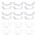 1 couple false teeth veneers cosmetic veneers teeth fake teeth provisional at the bottom artificial teeth for plug in lighten dentures for men woman