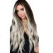 Amhomely Women s Gradient Synthetic Wig | Long Curly Party Wig in Gray & White - Stylish & Versatile Hair Choice - Buy Online on GoSupps.com