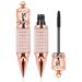 KlsyChry 4D Silk Fiber Lash Mascara Eye Makeup Gorgeous Pearl Diamond Mascara Thicker and Longer Voluminous Eyelashes Natural Waterproof Smudge Resistant No Tangles Adds Length Depth and Glamor