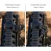 Feyachi 45 Degree Offset Iron Sights Set - Flip Up BUIS Rapid Transition Backup Front & Rear Sights for Picatinny Weaver Rails - Buy Online on GoSupps.com
