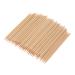 Walmeck 100PCS Nail Art Wood Sticks Wooden Cuticle Remover Pusher Manicure Pedicure Tool Disposable