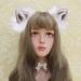 Lurrose Bunny Suit 1Pc Cat Fox Faux Ears Headband Fox Ear Hair Band Fluffy ear Hair Hoop for Women Girls Daily Decoration and Party Bunny Ears Headband Grey - Buy Online on GoSupps.com