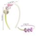 Fishdown Girls Glitter Headbands - 6Pcs Toddler Sequin Non-slip Hair Bands for Kids, Multicolor - Buy Online on GoSupps.com