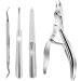Nail Clipper for Thick Nails Nail Clipper lngrown Toenail Cuticle Nippers Nail File Dead skin Remove pedicure Stainless Steel Cutters Tools Nail Maincu (Color : 1PCS) - Buy Online on GoSupps.com