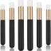 Hicarer 20 Pieces Lash Shampoo Brushes Peel Off The Blackhead Brush Remover Tool Nose Pore Deep Cleaning Brush Facial Cleansing Brushes Eyelash Extensions Blackhead Brush for Women Cosmetic Tools  Black