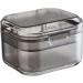Bexdug Denture Bath | Stylish Removable Mouth Guard Container & Tooth Storage Box - Black - Buy Online on GoSupps.com